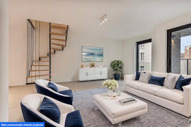 The 3 bedroom duplex apartment for sale in Koekelberg