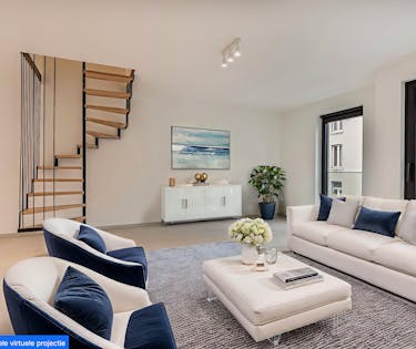 L'appartement duplex de 3 chambres à vendre à Koekelberg