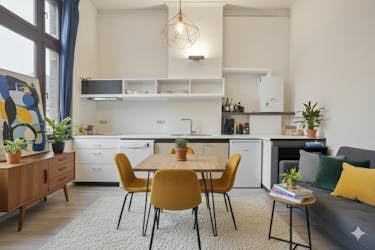 Compacte, instapklare uitvalsbasis in Gent 