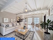 Huis met 2-3 slaapkamers, garage en loods in Assebroek