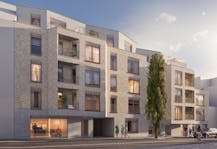 Elisabeth: Newly built office space in Jette