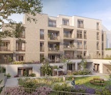 Elisabeth: Newly built office space in Jette