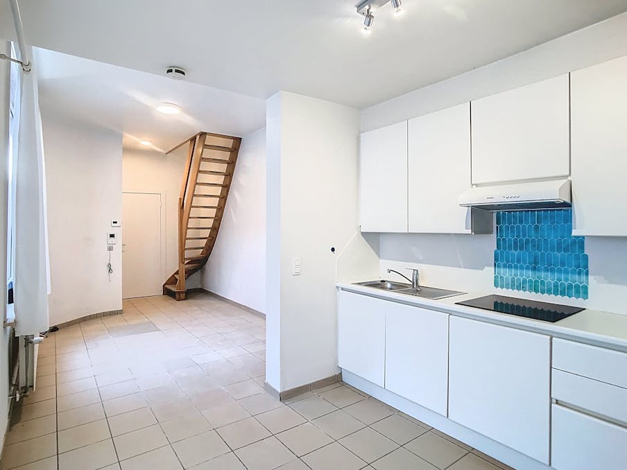 Duplex-appartement met 1 kamer en stadstuin in centrum Ieper