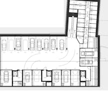 Ondergrondse parkeerplaats op goede locatie