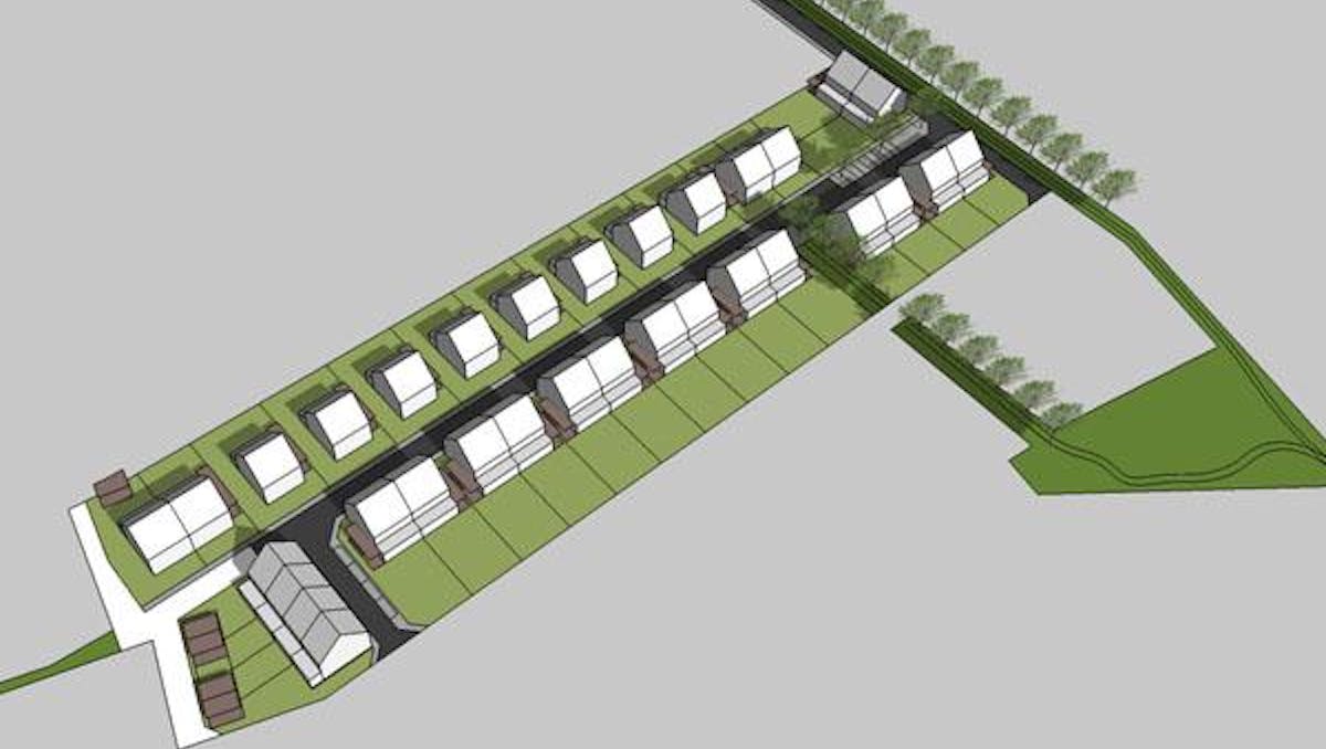 Bouwgrond voor open of halfopen bebouwing te koop in Watou