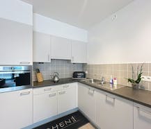 Appartement met twee slaapkamers en ruim terras te Brugge