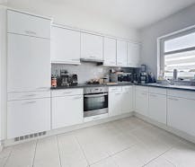 Appartement met 2 slaapkamers en terras in Maasmechelen.